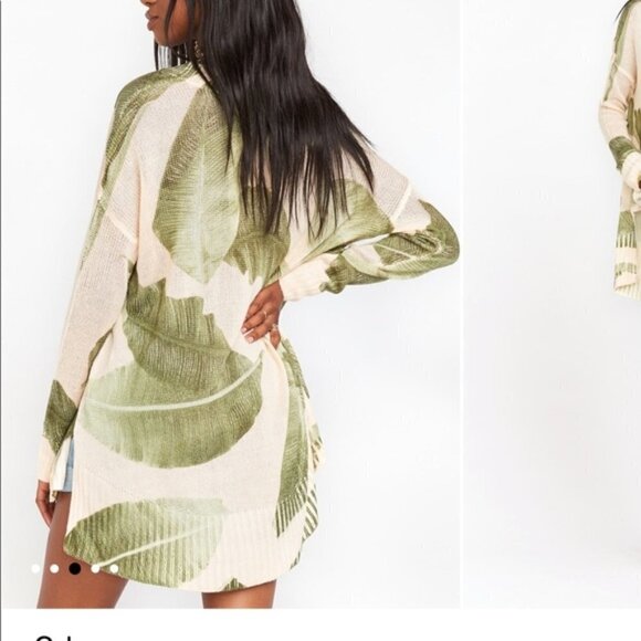 RARE Show me your mumu Queen Palms Knit Sweater Size S - Picture 3 of 8